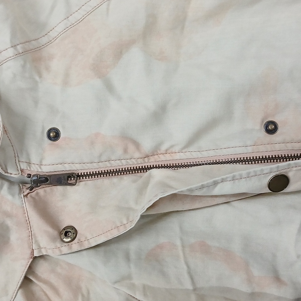 Free People Lightweight Utility Trench Coat Size Med - Picture 6 of 8